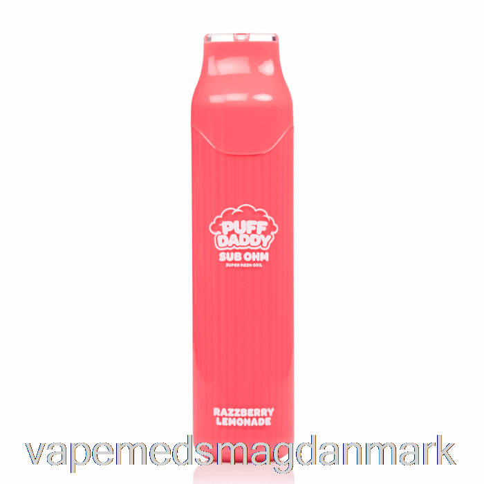 Vape Uden Nikotin Puff Daddy 6000 Engangs Razzberry Limonade